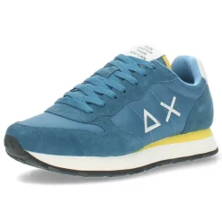 Blauwe sneakers