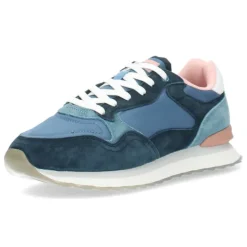 Blauwe sneakers