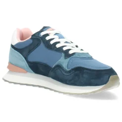 Blauwe sneakers