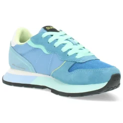Blauwe sneakers