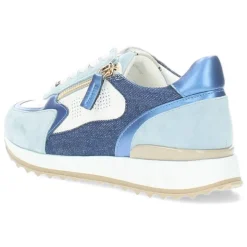 Blauwe sneakers