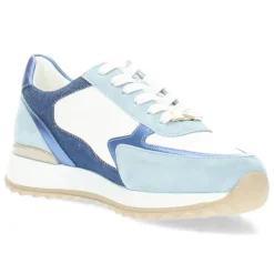 Blauwe sneakers