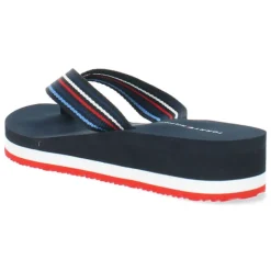 Blauwe teenslippers