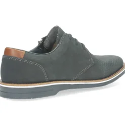 Blauwe veterschoenen