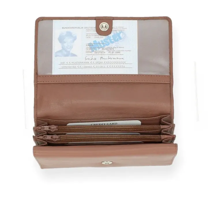 Bruine portefeuille