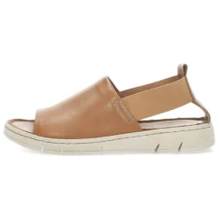Cognac sandalen
