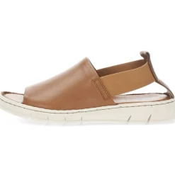 Cognac sandalen