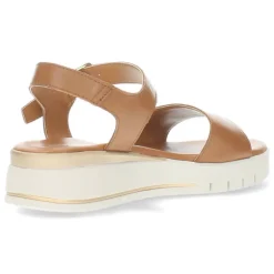 Cognac sandalen