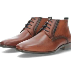 Cognac veterschoenen Estoril