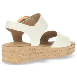 Crème kleurige sandalen