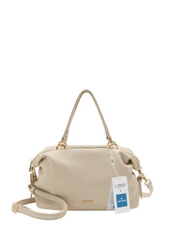 Crèmekleurige handtas