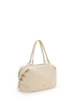 Crèmekleurige handtas