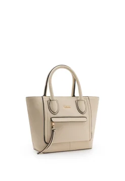 Crèmekleurige handtas