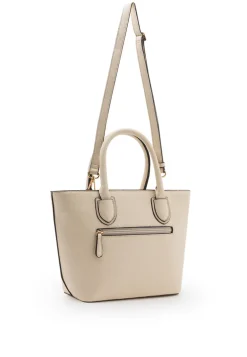 Crèmekleurige handtas