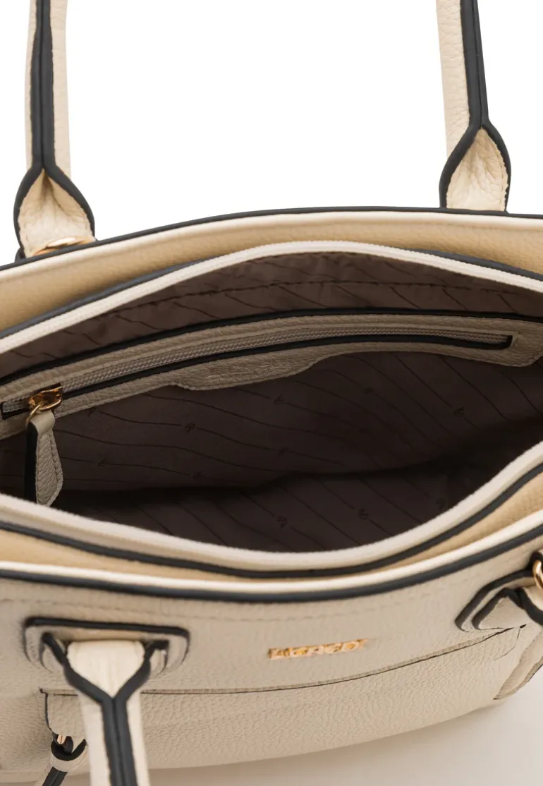 Crèmekleurige handtas