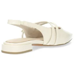 Crèmekleurige slingbacks