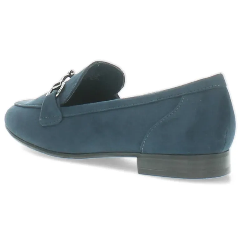 Donkerblauwe Mocassins