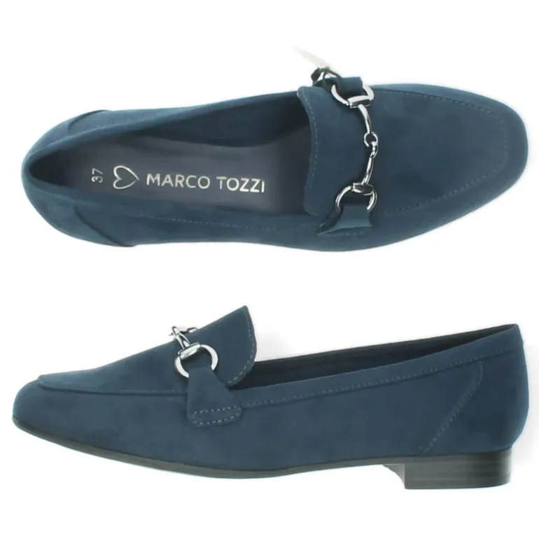 Donkerblauwe Mocassins