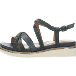 Donkerblauwe sandalen