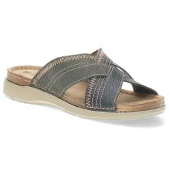 Donkerblauwe slippers