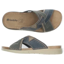 Donkerblauwe slippers