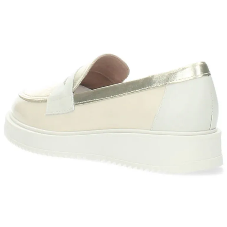 Ecru loafers