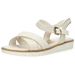 Ecru sandalen
