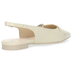 Ecru slingbacks