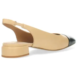 Ecru slingbacks
