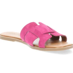 Fuchsia slippers