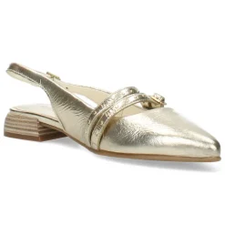 Gouden slingbacks