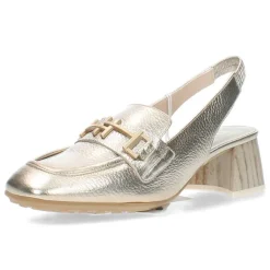 Gouden slingbacks