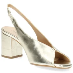 Gouden slingbacks