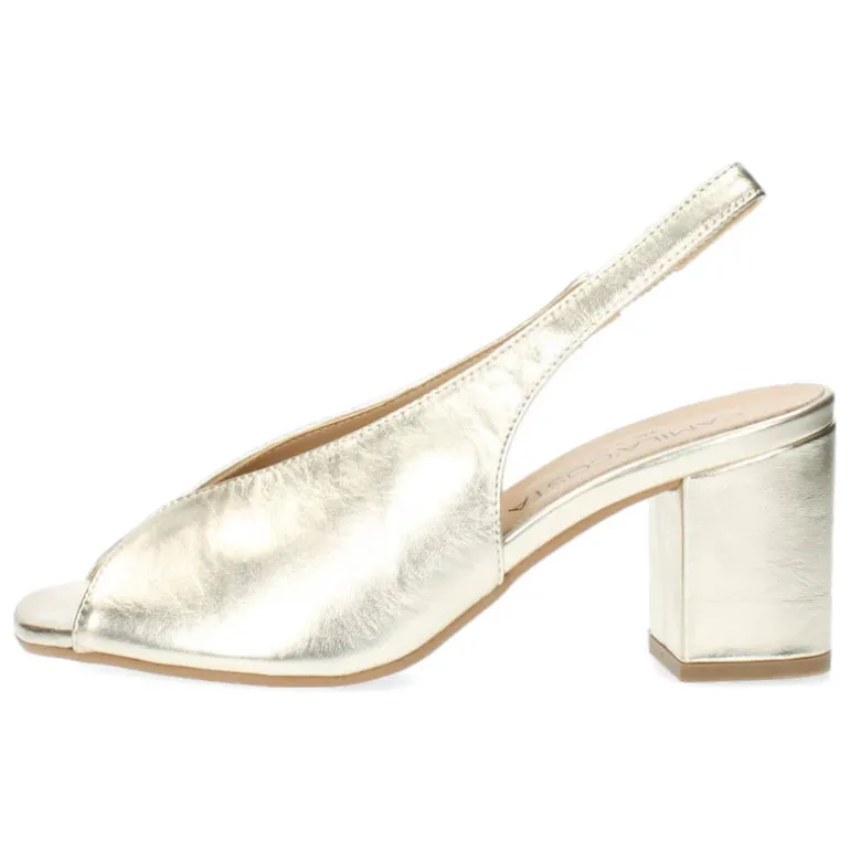Gouden slingbacks