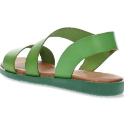 Groene sandalen