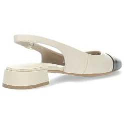 Ivory slingbacks