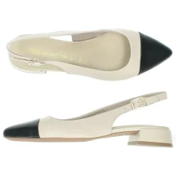 Ivory slingbacks