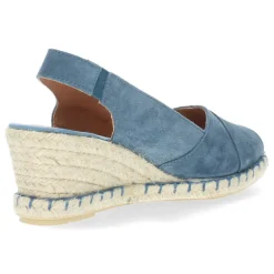 Jeans blauwe sleehakken