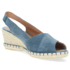 Jeans blauwe sleehakken