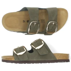 Khaki slippers