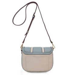 Lichtblauwe schoudertas