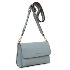 Lichtblauwe schoudertas