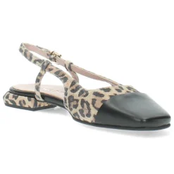 Luipaard slingbacks
