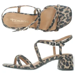 Luipaardprint sandalen