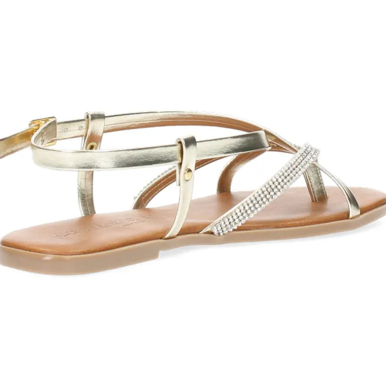 Metallic gouden sandalen