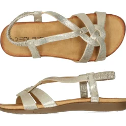 Metallic gouden sandalen