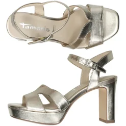 Metallic gouden sandalen