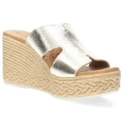 Metallic gouden slippers