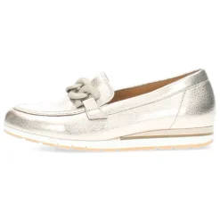 Metallic loafers