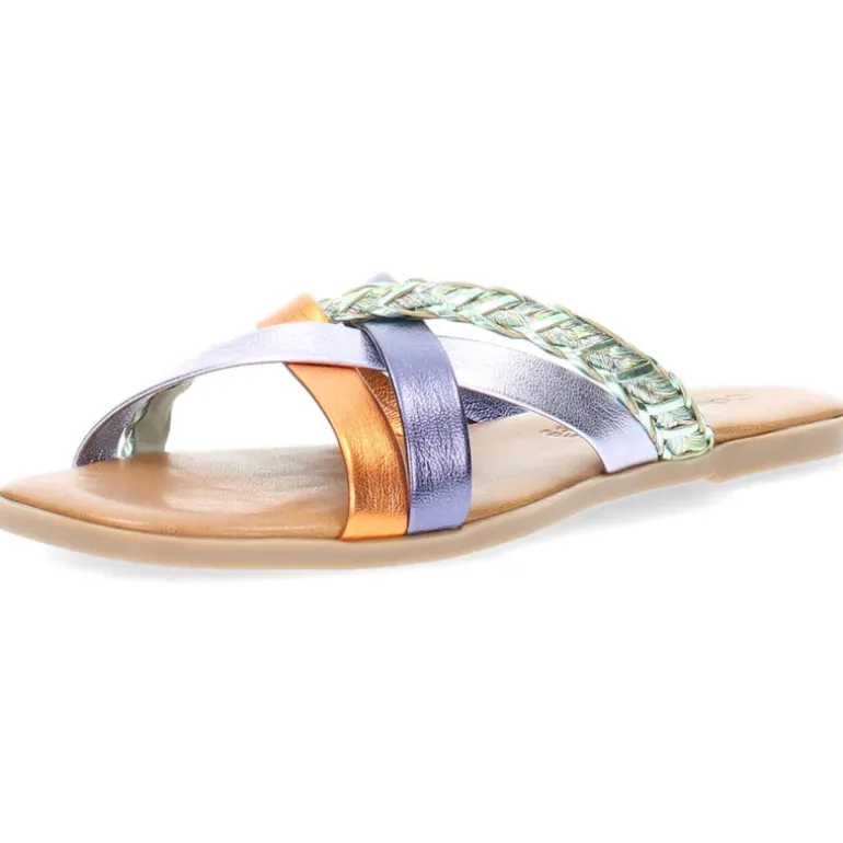 Multicolour slippers